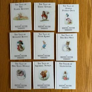 Beatrix Potter Mini Hardcover Books Lot Of 9